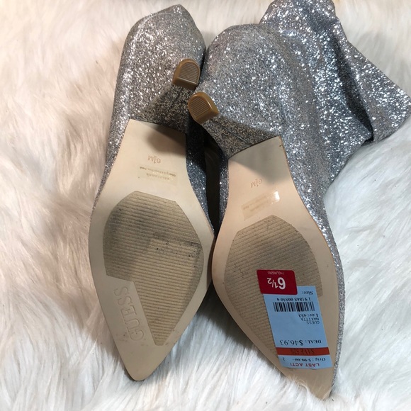 GUESS Nakitta Slouchy Cone-Heel Booties 6.5M - Picture 7 of 8